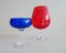 Empoli Glass Bowls in Red and Blue, Set of 2 7