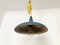 Italian Pendant Lamp with Counterweight, 1950s 5