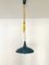 Italian Pendant Lamp with Counterweight, 1950s 4