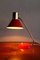 German Vintage Red Table Lamp from Aka Electric, 1960s 10
