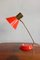 German Vintage Red Table Lamp from Aka Electric, 1960s 18