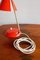 German Vintage Red Table Lamp from Aka Electric, 1960s 2