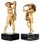Nackte Männerfiguren aus Bronze, 2er Set 1