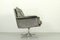 Grey Leather Sedia Swivel Chair by Horst Brüning for Cor, 1960s 4