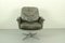 Grey Leather Sedia Swivel Chair by Horst Brüning for Cor, 1960s 5