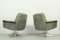 Grey Leather Sedia Swivel Chair by Horst Brüning for Cor, 1960s, Set of 2 7