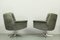 Grey Leather Sedia Swivel Chair by Horst Brüning for Cor, 1960s, Set of 2 8