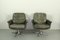 Grey Leather Sedia Swivel Chair by Horst Brüning for Cor, 1960s, Set of 2 9