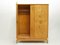 French Art Deco Carved Ash Wood Cabinet Wardrobe, 1950s 4