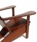 Rationalist Italian Gino Levi Montalcini Wood Lounge Chair, 1930s, Image 12