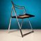 Mid-Century Cane Folding Dining Chair, Italy, 1970s, Image 3