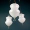 Vintage White Murano Glass Pendant Lamp, Italy, 1960s, Image 8