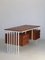 Bureau Mid-Century en Teck et Merisier, 1960s 2