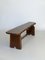 Antique French Oak Rustic Bench, Image 10