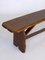 Antique French Oak Rustic Bench 8