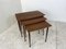 Mid-Century Scandinavian Teak Nesting Tables, Set of 3, Image 1