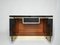 Brass Black Lacquered Sideboard Bar Cabinet by Jean Claude Mahey for Roche Bobois, 1970s 5