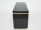 Brass Black Lacquered Sideboard Bar Cabinet by Jean Claude Mahey for Roche Bobois, 1970s 12