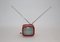 Vintage Space Age Red Television by Ikaro for Minerva, 1970s, Image 1