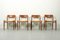 Model 75 Teak Papercord Dining Chairs by Niels Møller for J.l Møller, Set of 4 4