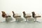 Vintage Cognac Leather Ea208 Soft Pad Chairs by Charles & Ray Eames for Vitra, 1970s, Set of 4 13