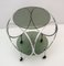 Vintage Space Age Coffee Table in Steel and Smoked Glass, 1970s 6