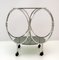 Vintage Space Age Coffee Table in Steel and Smoked Glass, 1970s, Image 5