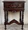 20th Century Solid Carved French Nightstands with Turned Columns, Set of 2, Image 4