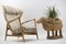 Vintage Italian Handmade Rattan Camel Planter, 1960s, Image 9