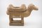 Vintage Italian Handmade Rattan Camel Planter, 1960s, Image 3