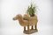 Vintage Italian Handmade Rattan Camel Planter, 1960s 18