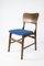 Dänische Esszimmerstühle aus dunklem Holz, 1960er, 3er Set 5