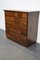 German Industrial Oak and Pine Apothecary Cabinet, 1930s 2