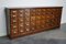 German Industrial Oak Apothecary Cabinet or Bank of Drawers, 1930s 3