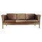 Leder 3-Sitzer Sofa von Georg Thams, 1960er 1