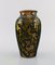 Vase aus glasiertem Steingut von Lucien Brisdoux, Frankreich, 1930er oder 1940er 2