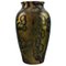 Vase aus glasiertem Steingut von Lucien Brisdoux, Frankreich, 1930er oder 1940er 1