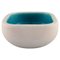 French Bowl in Sèvres Porcelain with Turquoise Glaze 1