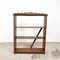 Antique Brown Farmhouse Shelving Unit from Brocante 7