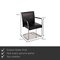 Sedia cantilever Jason 1519 in pelle nera di Walter Knoll / Wilhelm Knoll, Immagine 2