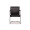 Sedia cantilever Jason 1519 in pelle nera di Walter Knoll / Wilhelm Knoll, Immagine 5