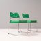 Green Steel Omstak Dining Chairs by Rodney Kinsman for OMK, Set of 2 2