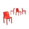Selene Stühle von Vico Magistretti für Artemide, Italien, 1960er oder 1970er, 4er Set 1
