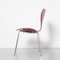 Sedia Butterfly rosso scuro di Arne Jacobsen per Fritz Hansen, Immagine 3