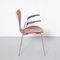 Fauteuil Butterfly Rouge Foncé par Arne Jacobsen pour Fritz Hansen 5