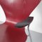 Fauteuil Butterfly Rouge Foncé par Arne Jacobsen pour Fritz Hansen 11