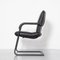 Schwarzer Figura Bürostuhl aus Leder von Mario Bellini für Vitra 3