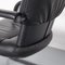 Schwarzer Figura Bürostuhl aus Leder von Mario Bellini für Vitra 12