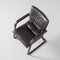 Schwarzer Figura Bürostuhl aus Leder von Mario Bellini für Vitra 6