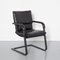 Schwarzer Figura Bürostuhl aus Leder von Mario Bellini für Vitra 1